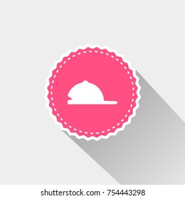 flat Baseball cap icon