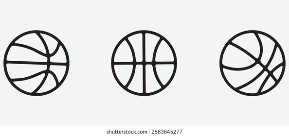 Flat Basketball Illustration for Digital and Print Media