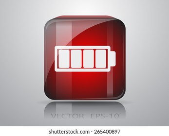 Flat battery full icon