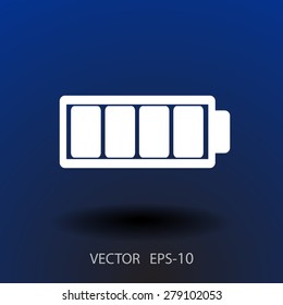 Flat battery full icon