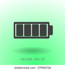 Flat battery full icon