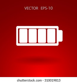 Flat battery full icon