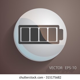 Flat battery full icon