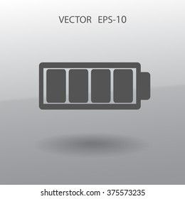 Flat battery full icon