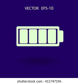 Flat battery full icon