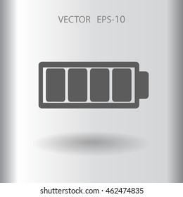 Flat battery full icon