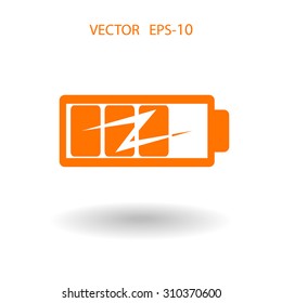 flat battery icon