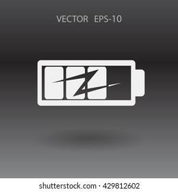 flat battery icon