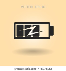 flat battery icon