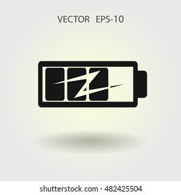 flat battery icon