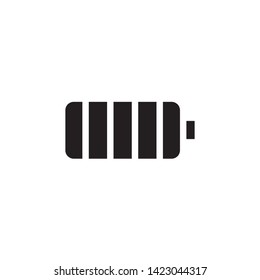 flat battery icon symbol sign, vector, eps 10