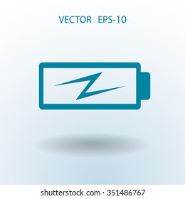 Flat battery low power icon