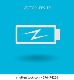Flat battery low power icon