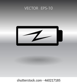Flat battery low power icon