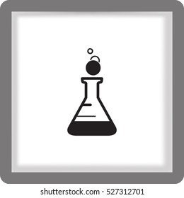 flat beaker icon