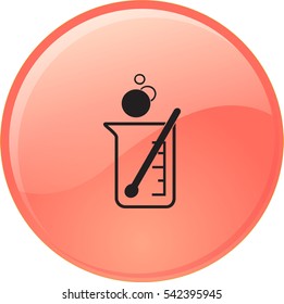 ícone de copo plano