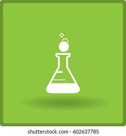 flat beaker icon