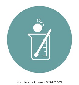 flat beaker icon