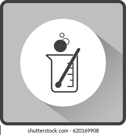 flat beaker icon