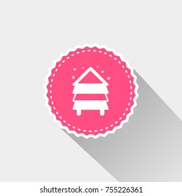 flat Bee house icon