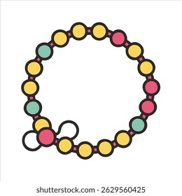 Planos beeds pulseira ícone design conceito isolado