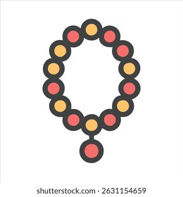 Flat beeds object icon modern design concept isolated