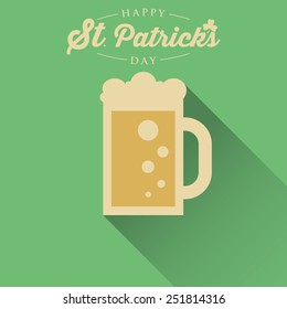 Flat Beer Glass Icon