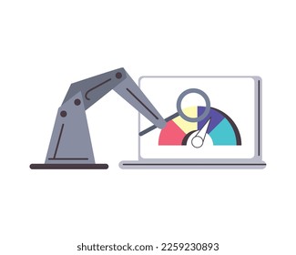 ilustración de iconos de referencia plana sobre blanco