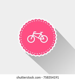 flat bicycle icon