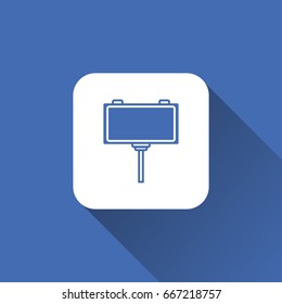 flat Billboard icon