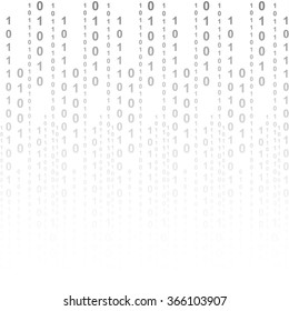 Flat binary code screen listing table cypher