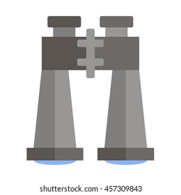 Flat binoculars icon