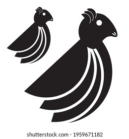 Flat Bird Illustration Vector design
