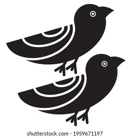 Flat Bird Illustration Vector design