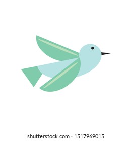 Flat Bird vector design template