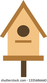 flat, birdhouse, design, vector, decoration, illustration, isolated, nature, object, bird, house, art, color, graphic, home, nest, spring, summer, symbol, white, wood, background, beautiful, colorful,