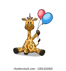 Flat birthday animal