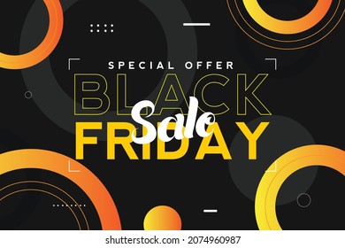 Vector de fondo de venta de viernes negro plano