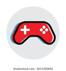 flat black game line art outline glitch icons for minimalist websites, stickers and logos