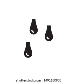 flat black glyph drop water icon. Logo element illustration. drop water design. vector eps 10 . drop water concept. Can be used in web and mobile . 