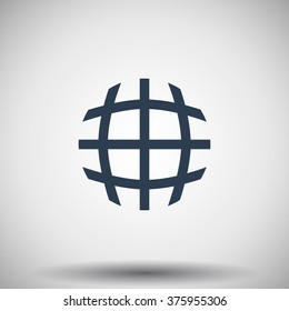 Flat black International  icon