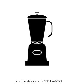 Flat Black Juicer Icon