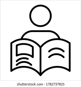 icono del vector de periódico negro plano sobre fondo blanco