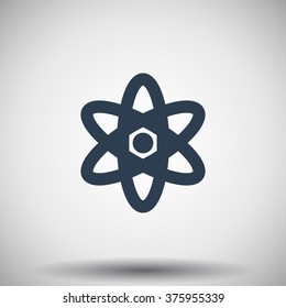 Flat black Nuclear icon