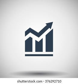 Flat black Trend icon