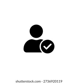 Flat Black User Approval Silhouette Icon for SaaS Dashboard UI
Minimal black silhouette icon for user approval in SaaS dashboards. Clean geometry, transparent background, scalable vector for enterprise software UI.
