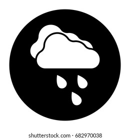 flat black weather icon