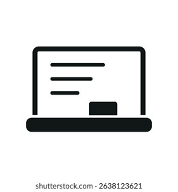 Flat blackboard icon, perfect for school, education, teaching, learning, and classroom designs modern concept