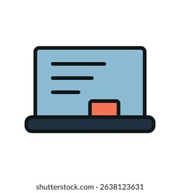 Flat blackboard icon, perfect for school, education, teaching, learning, and classroom designs modern concept