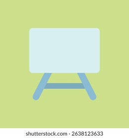 Flat blackboard icon, perfect for school, education, teaching, learning, and classroom designs modern concept